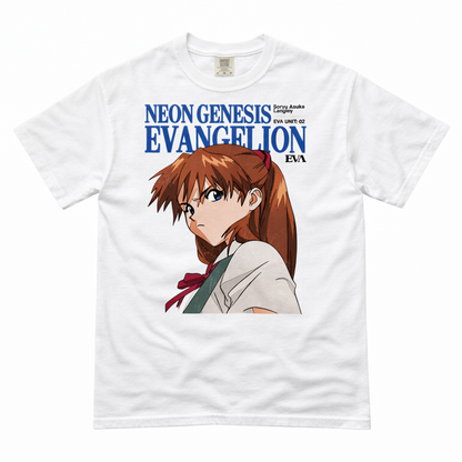 Soryu Asuka Langley T-shirt(white)-syncdepth