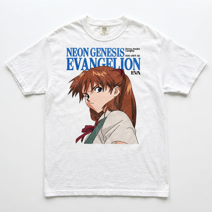 Soryu Asuka Langley T-shirt(white)-syncdepth